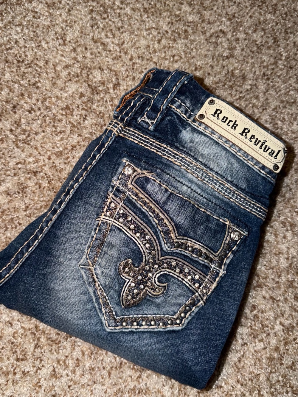 TALL Rock Revival Skinny Jeans
